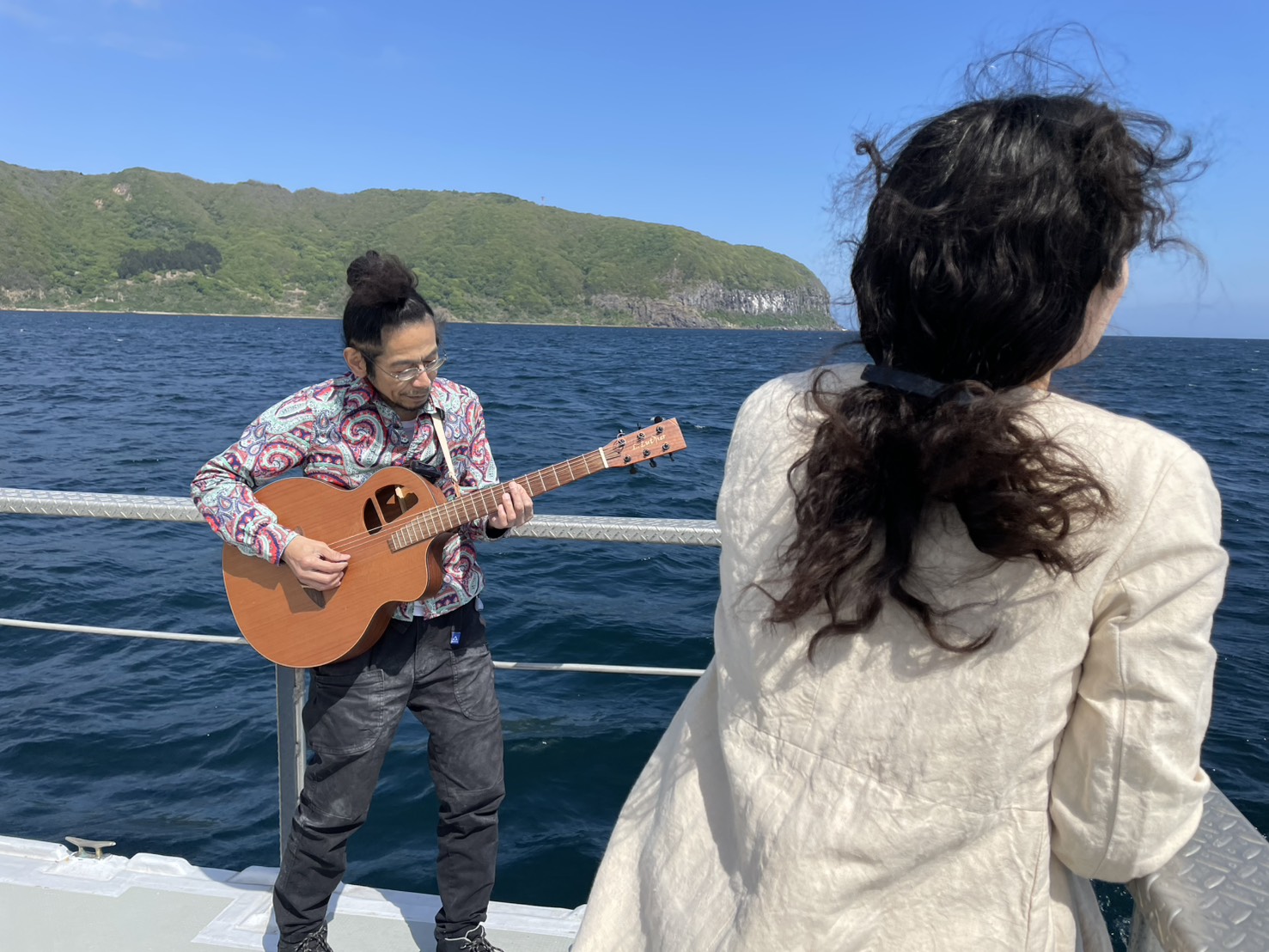 船上での演奏